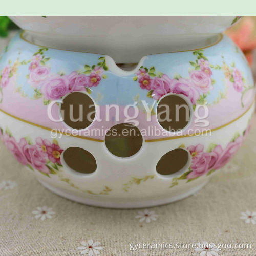 Customized Logo Porcelain Enameled Indian Teapot